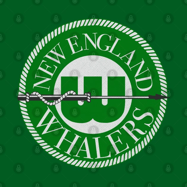 Retro New England Whalers WHA Hockey 1975 by LocalZonly