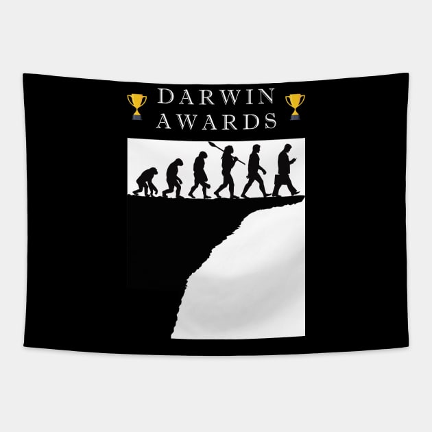 Darwin Awards Tapestry by lilmousepunk