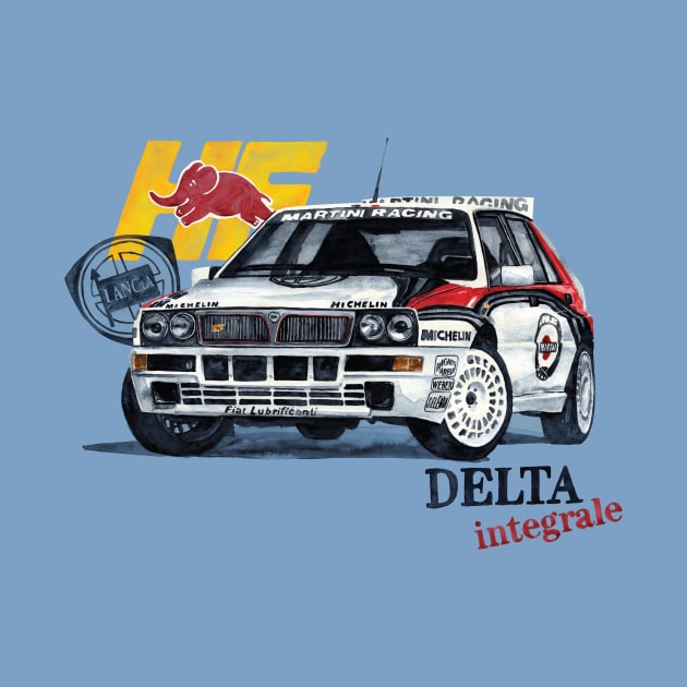 Lancia delta integrale by dareba