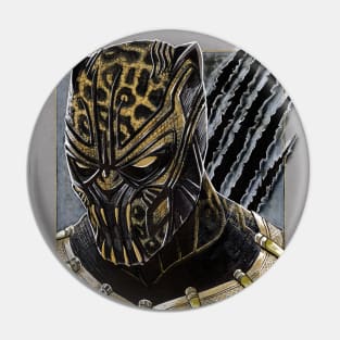 Killmonger - Golden Jaguar - Inktober 2020 Pin