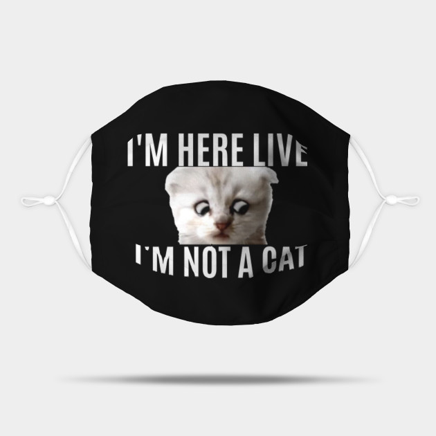 M Here Live I M Not A Cat Zoom Meme Zoom Lawyer Judge Humor Gifts Im Here Live Im Not A Cat Zoom Meme Mask Teepublic M Here Live I M Not A Cat Zoom Meme Zoom Lawyer Judge Humor Gifts Im Here Live Im Not A Cat Zoom Meme Mask Teepublic
