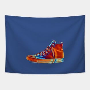 Red Holo Sneaker Tapestry