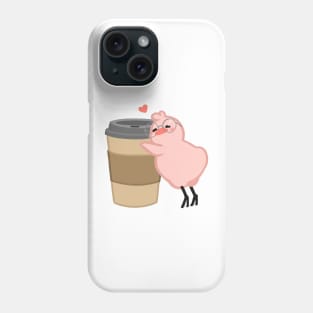 Coffee Hug Birdblob Phone Case