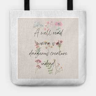 A Well Read woman Tote