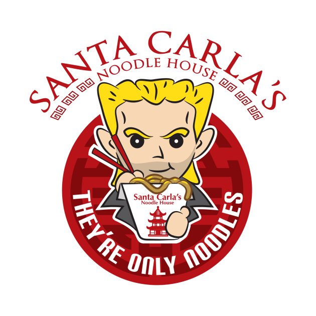 Santa Carla's Noodle Shop by Huemanitee