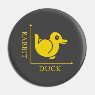 Duck Rabbit Illusion Pin