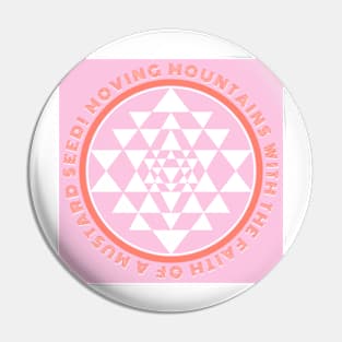 Moving mountains(Pink) Pin