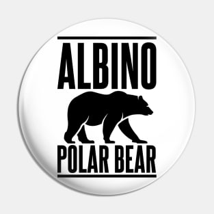 Albino Polar Bear Pin