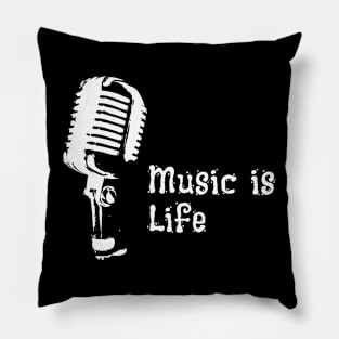 Music is life Pillow