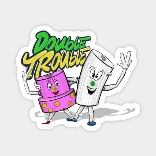 Graffiti Style Double Trouble Magnet