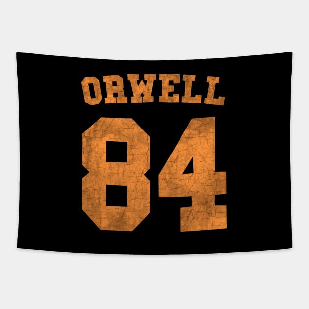 Orwell 84 Tapestry by valentinahramov