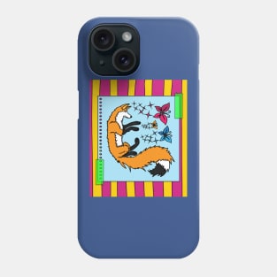 Sweet Retro Vintage Cartoon Fox Phone Case