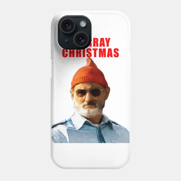 bill murray christmas Phone Case by leobishop