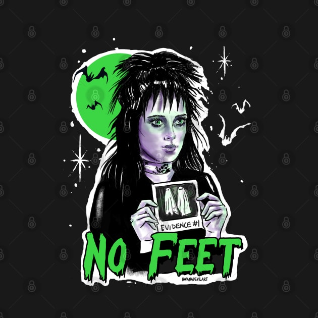 Lydia Deetz, Beetlejuice (No Feet) by BwanaDevilArt by BwanaDevilArt