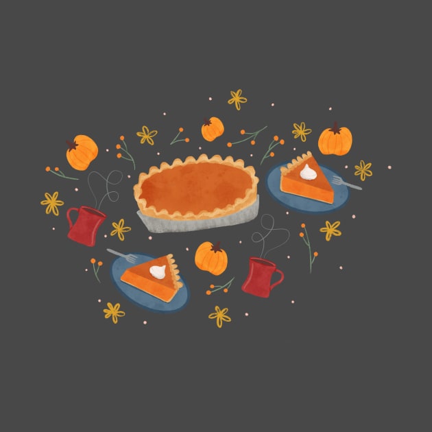 Thanksgiving Sweet Treat: Pumpkin Pie Dessert by Maddyslittlesketchbook