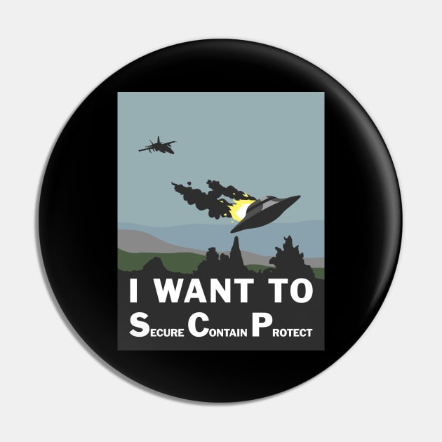 I Want to Secure Contain Protect Pin by CCDesign