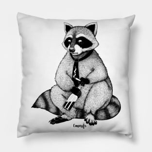 Joe the Raccoon Pillow