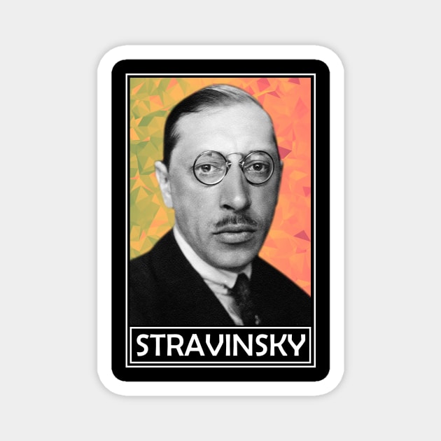 Igor Stravinsky Magnet by TheMusicophile