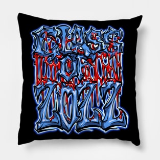 Class of 2022 blue Pillow