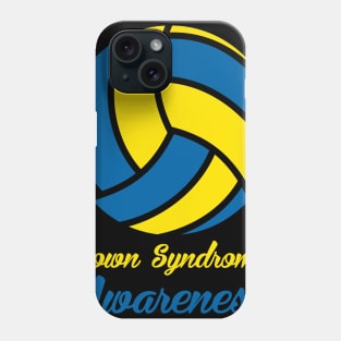 Down Syndrome Awareness Volleyball Phone Case