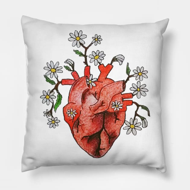 Let Your Heart Grow Pillow by JammyPants