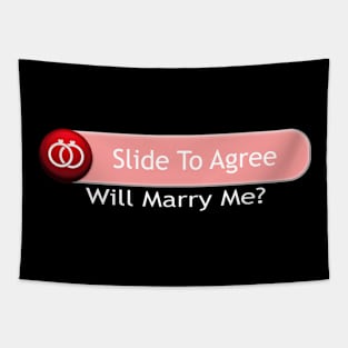 Will You Marry Me - Valentin Day Gift Idea Tee Tapestry