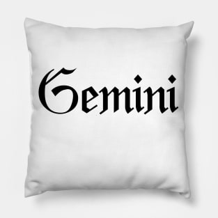 Gemini zodiac sign Pillow