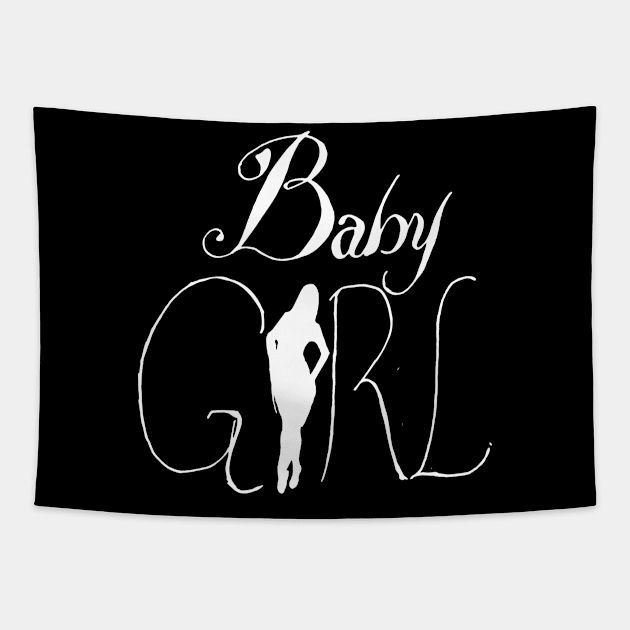 baby girl Tapestry by Oluwa290