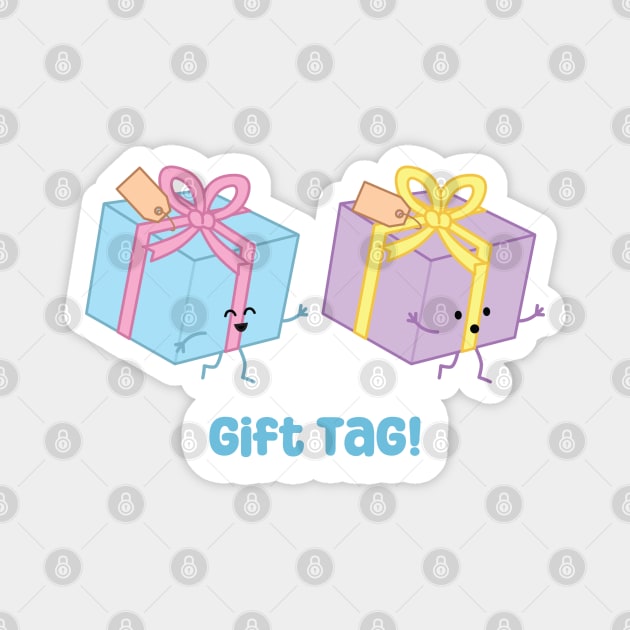 Gift Tag! | by queenie's cards Magnet by queenie's cards