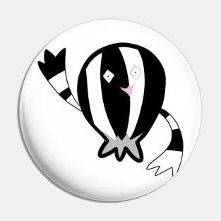 The Black White Balloon Pin