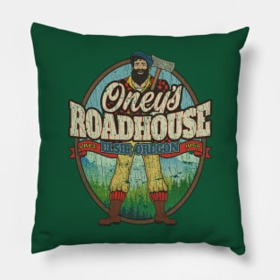 Oney's Roadhouse 1938 Pillow