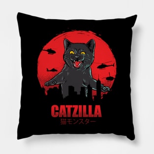 Cute Cat zilla Pillow