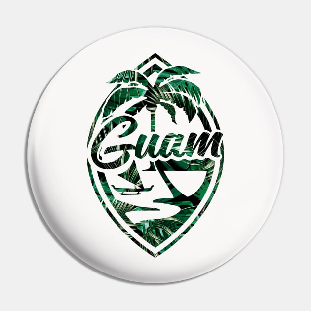 Tropical Guam Seal Pin by Dailygrind