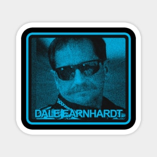 Dale Earnhardt DE aesthetic turquoise blue color Magnet