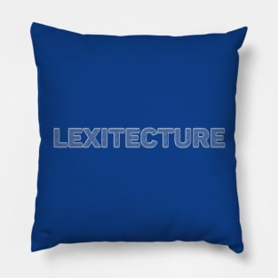 Lexitecture - Title Logo Pillow