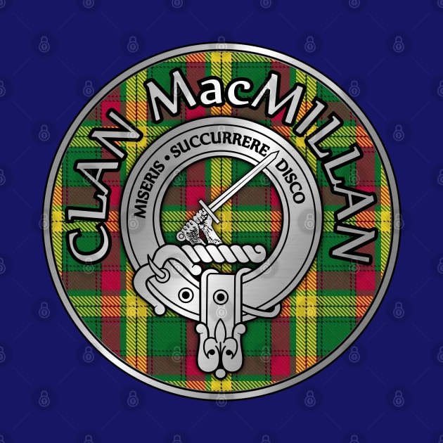 Clan MacMillan Crest & Tartan by Taylor'd Designs