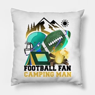 Football fan Camping man Pillow