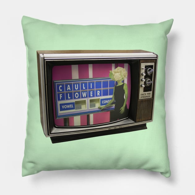 Cauliflower Countdown Conundrum Pillow by FaceTheStrange