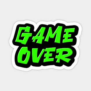 Classic Video Games Game Over Magnet