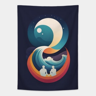 8th Sense Surf and Sunset Tapestry