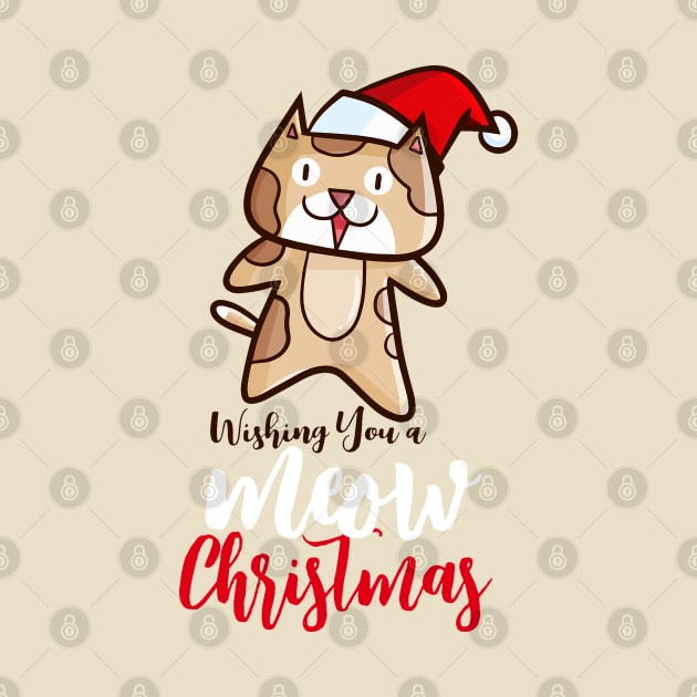 Wishing you meow christmas by Jocularity Art