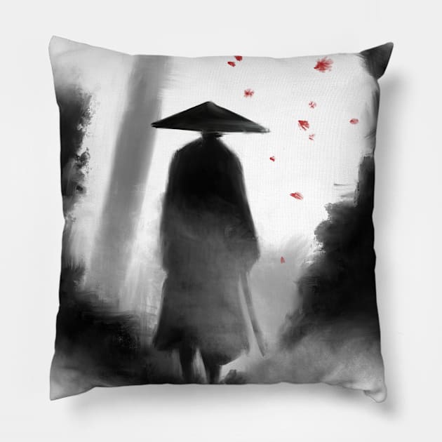 Ronin Pillow by ILYOart