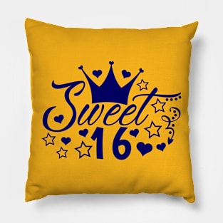 Sweet 16 - Orange Pillow