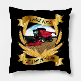 No farmers no future - i make food with my combine Pillow