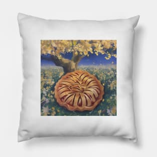 Apple Pie Picture Art Coffee Kawaii Sweet Pillow