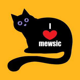 I HEART MEWSIC T-Shirt