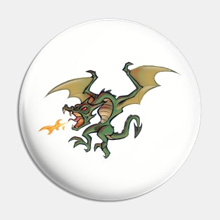 Dragon mascot Pin