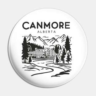 Canmore Alberta. Banff National Park Pin