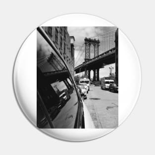 Manhattan Bridge Reflection Pin