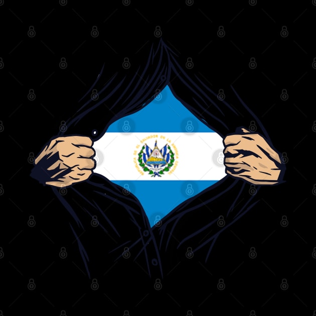 Proud El Salvador Flag, El Salvador gift heritage, Salvadorian girl Boy Friend Salvadoreño by JayD World